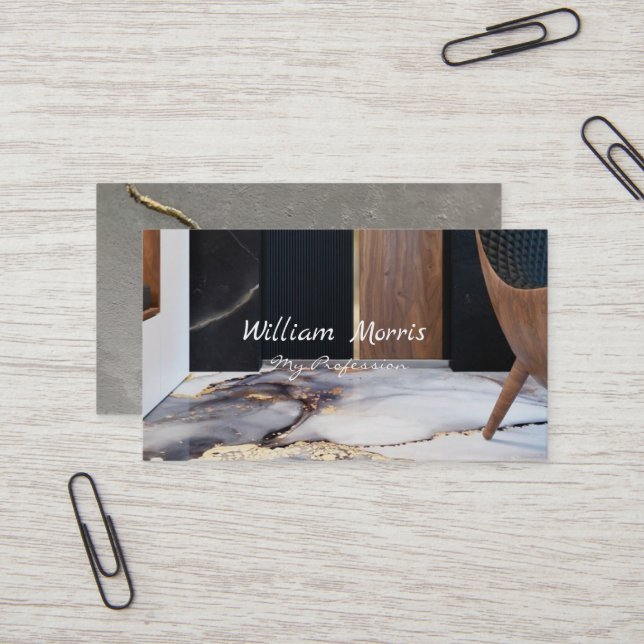 Lobby Door House Räume Broker Visitenkarte (Vorderseite/Rückseite Beispiel)