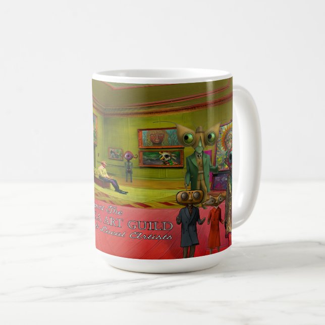 Lobby view Mug Kaffeetasse (VorderseiteRechts)