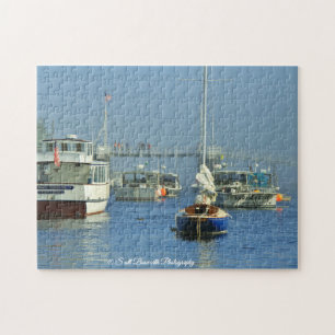 Lobbyboote Draw Bridge Perkins Cove Jigsaw Puzzle