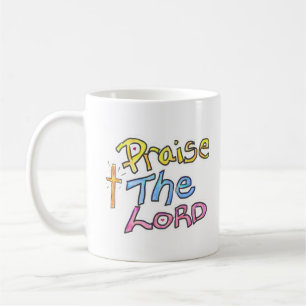 „Lobe den Herrn“ mit Cross Christian  Kaffeetasse