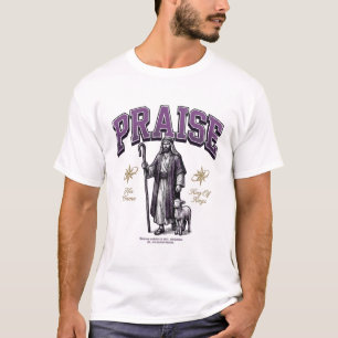 Lobe den König der Könige Vintage Gravur Shirt
