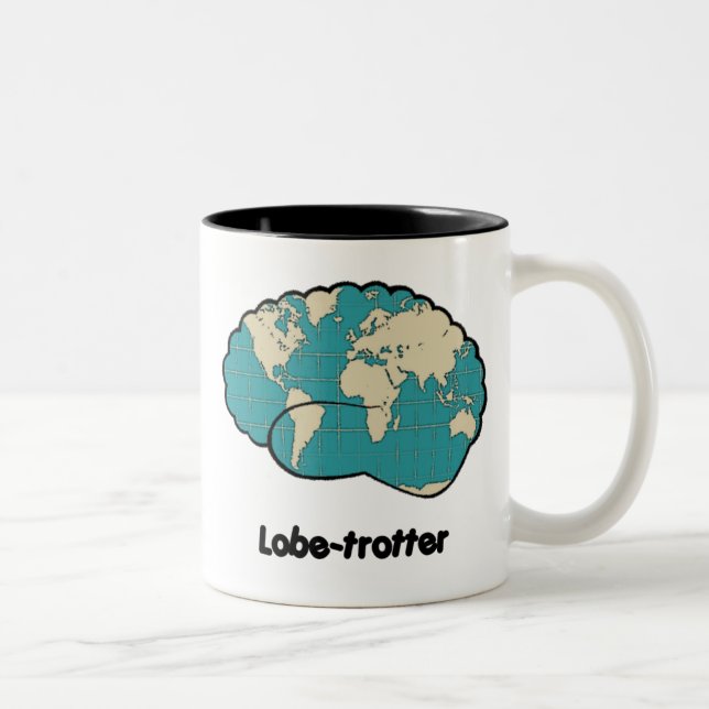 Lobe-Trotter-Tasse! Zweifarbige Tasse (Rechts)
