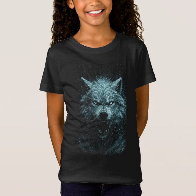 Lobo de nieve T-Shirt (Vorderseite)