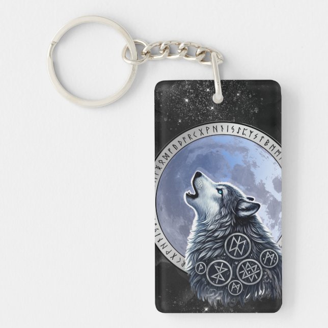 Lobo de Odín Schlüsselanhänger (Vorderseite)