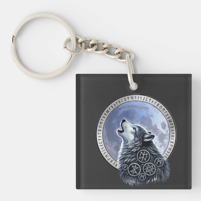 Lobo de Odín Schlüsselanhänger (Vorderseite)