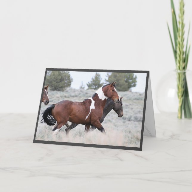 Lobo Grußkarte Karte (Vorderseite)