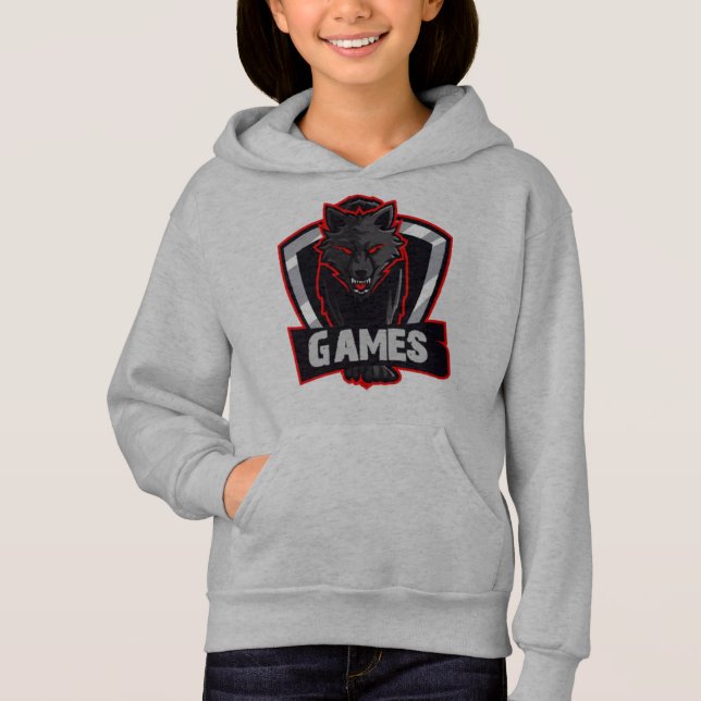 Lobo Negro Hoodie (Vorderseite)