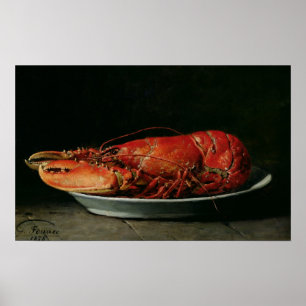 Lobster, 1878 poster
