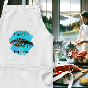 Lobster auf der Aqua Custom Pocket Bib Schürze
