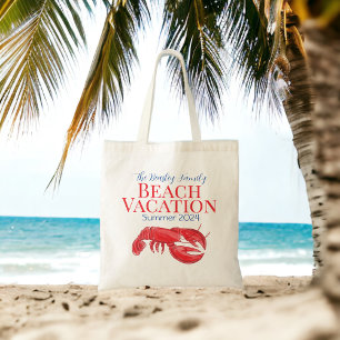 Lobster Custom Beach Cruise Wiedersehen Vacation Tragetasche