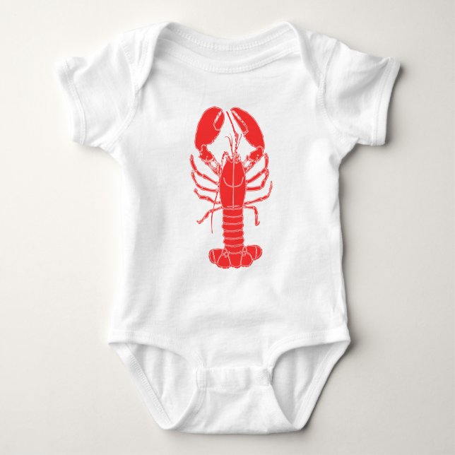 LOBSTER!! Ein Stück Baby Strampler (Vorderseite)