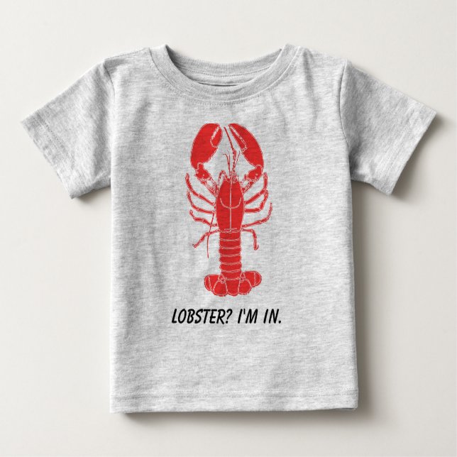 LOBSTER!! Kinderteppiche Baby T-shirt (Vorderseite)