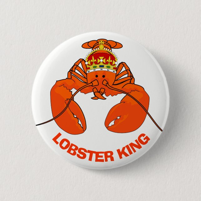 Lobster King Button (Vorderseite)