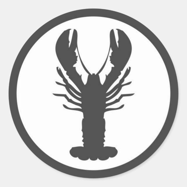 LOBSTER LOGO STICKER (Vorderseite)