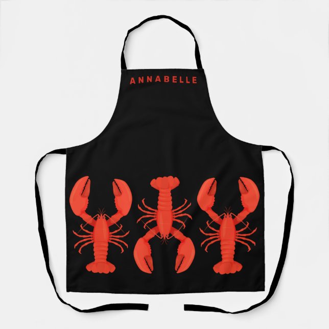 Lobster Lover Personalisieren Schürze (Vorderseite)