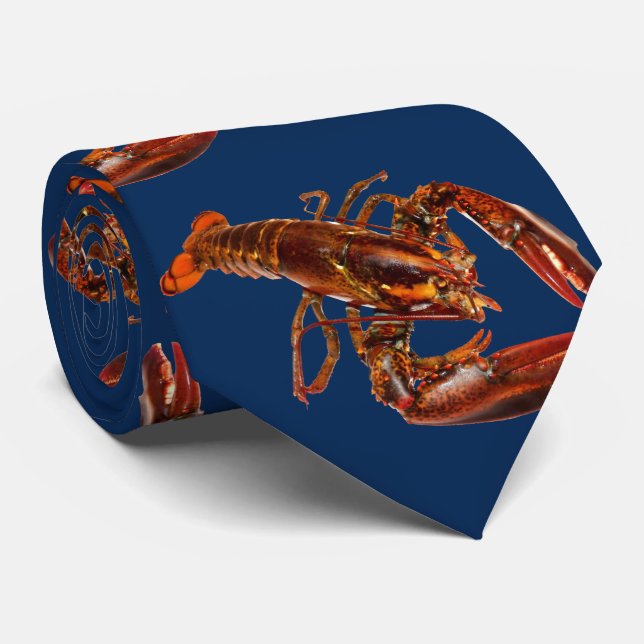 Lobster Neck Tie Krawatte (Gerollt)