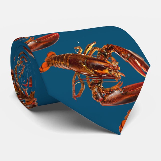 Lobster Neck Tie Krawatte (Gerollt)