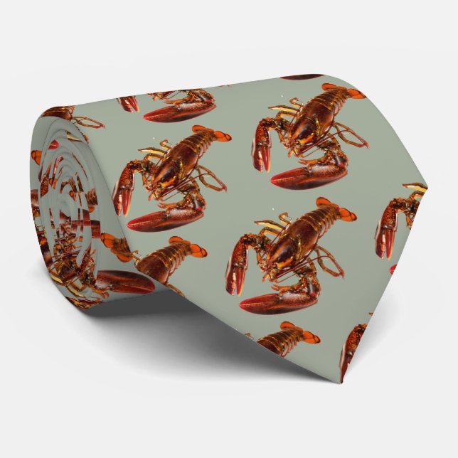 Lobster Neck Tie Krawatte (Gerollt)