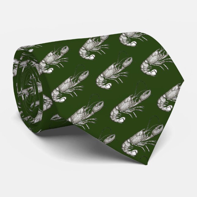 Lobster Neck Tie Krawatte (Gerollt)