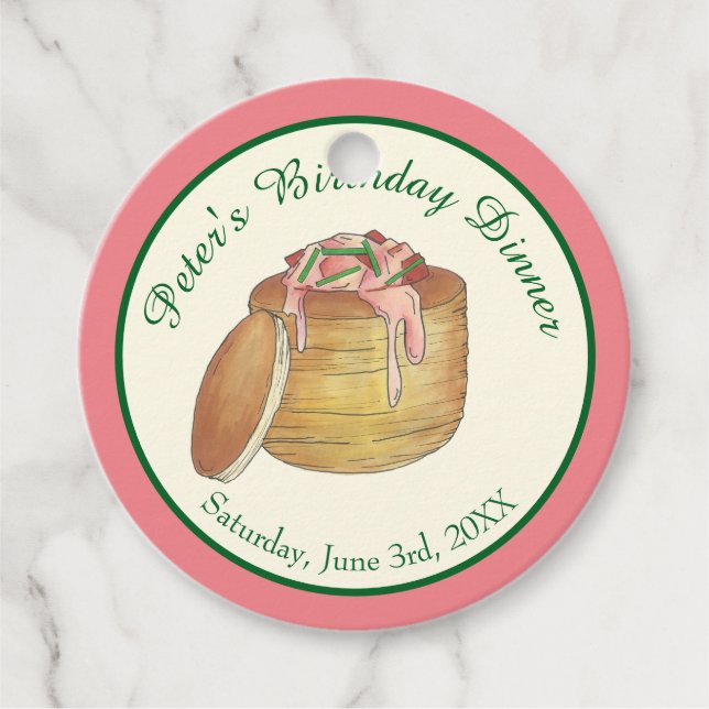 Lobster Newberg Seafood Dinner Party Geschenkanhänger (Vorderseite)