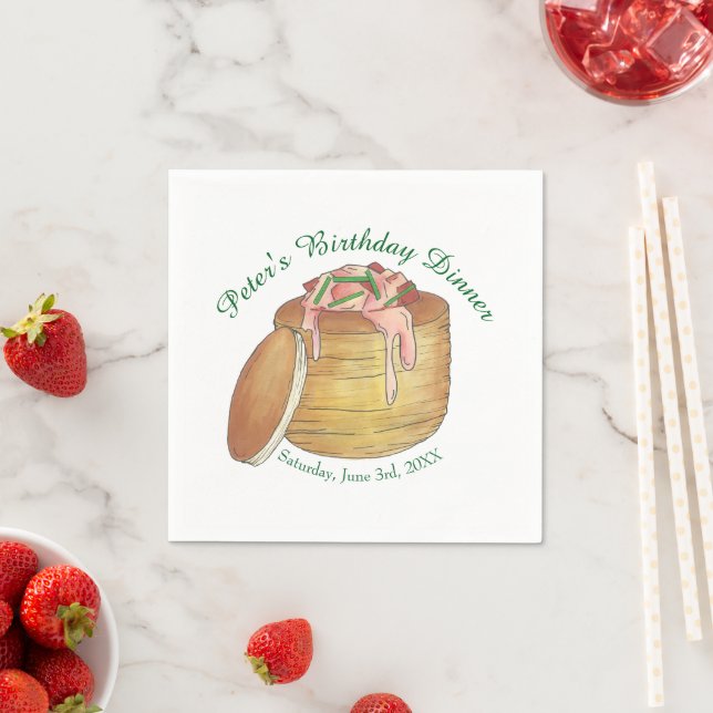 Lobster Newberg Seafood Dinner Party Serviette (Beispiel)