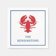 Lobster Personalisiert Party Napkins