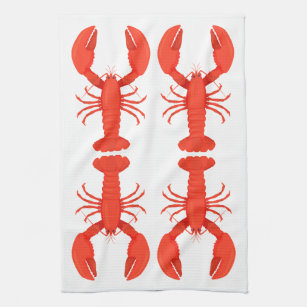 Lobster Quartett Küchentücher
