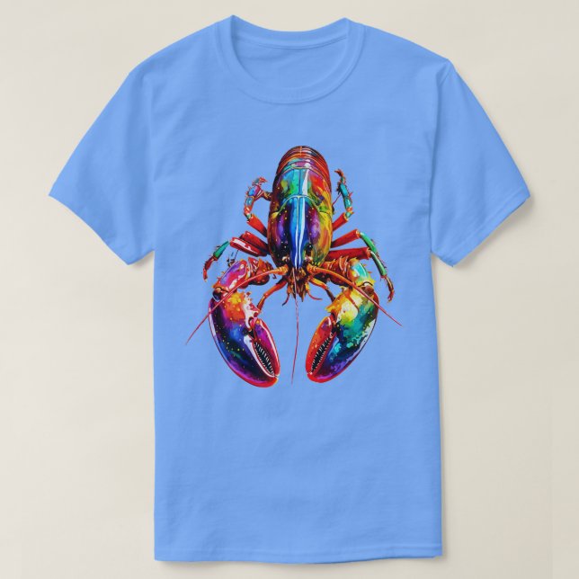 Lobster Rainbow TShirt (Design vorne)