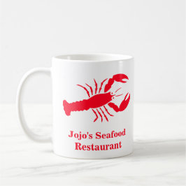 Lobster Red Jojo's Seafood Restaurant (Name) Kaffeetasse