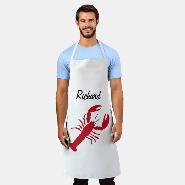 Lobster Schürze (Getragen)