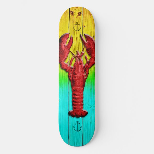 Lobster Skateboard Deck (Vorderseite)