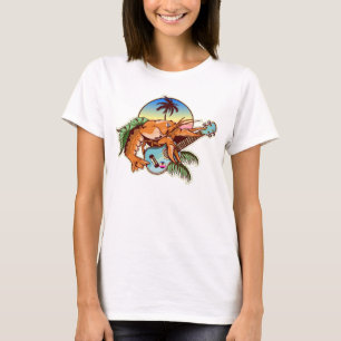 Lobster spielt Ukulele Gitarre T-Shirt