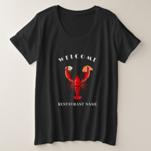 Lobster Sushis Seafood Market individuelle Name Große Größe T-Shirt
