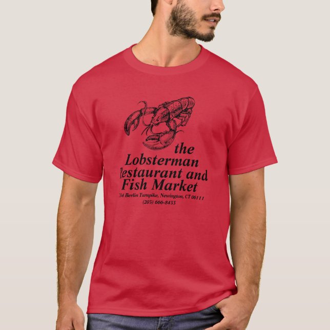 Lobsterman Restaurant und Fischmarkt T-Shirt (Vorderseite)