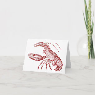 Lobsternotecards Karte