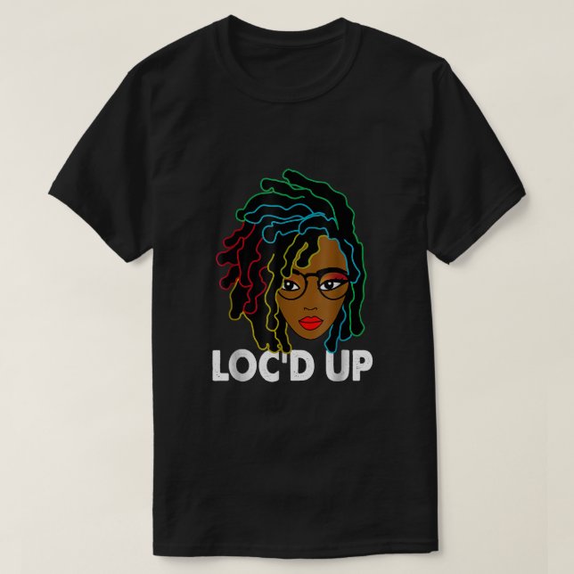 Loc Locations Schwarze Geschichte Monat für Frauen T-Shirt (Design vorne)