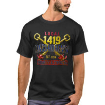Local 1419 Hafenarbeiter Vintage Solidaritäts-T-Sh