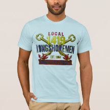 Local 1419 Hafenarbeiter Vintage Solidaritäts-T-Sh