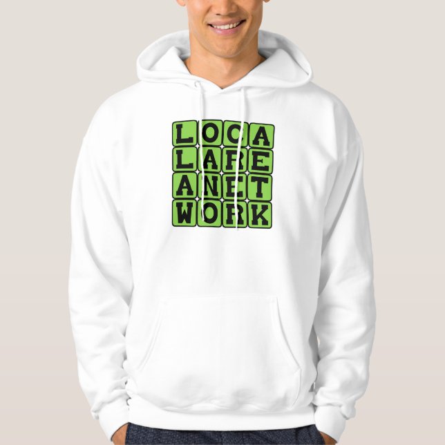 Local Area Network, LAN Networking Hoodie (Vorderseite)
