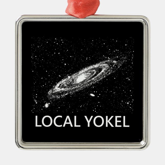 Local Yokel Ornament Aus Metall (Vorne)