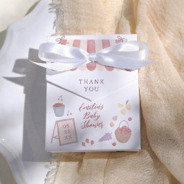 Locally Grown Baby Baby Shower Thank You Geschenkschachtel