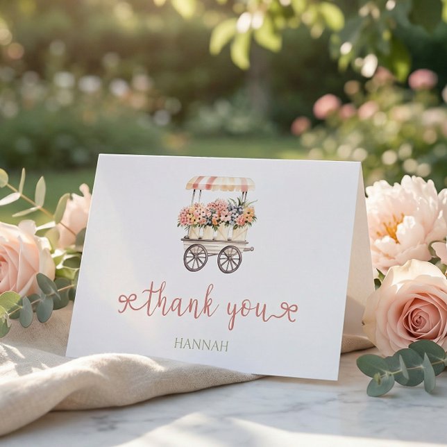 Locally Grown Baby Shower Dankeskarte (Von Creator hochgeladen)