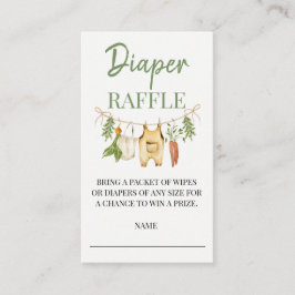 Locally Grown Baby Shower Diaper Raffle Insert
