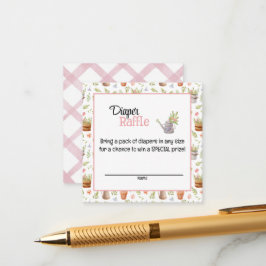 Locally Grown Diaper Raffle Card Begleitkarte