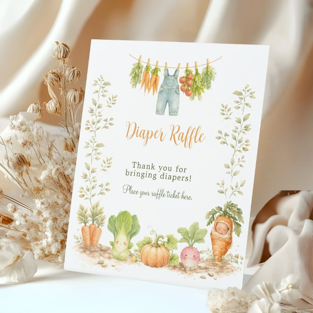 Locally Grown Veggie Clothesline Diaper Raffle Sockelschild (Von Creator hochgeladen)
