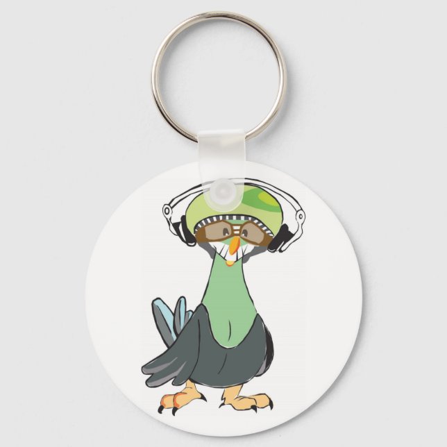 Localpigeon Typ Schlüsselanhänger (Vorderseite)
