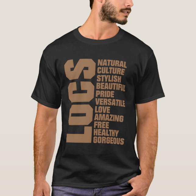 Locations Celebration Natural Hair T-Shirt (Vorderseite)