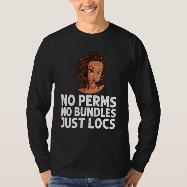 Locations for Men Dreadlock Braid Afro Haare T-Shirt (Vorderseite)