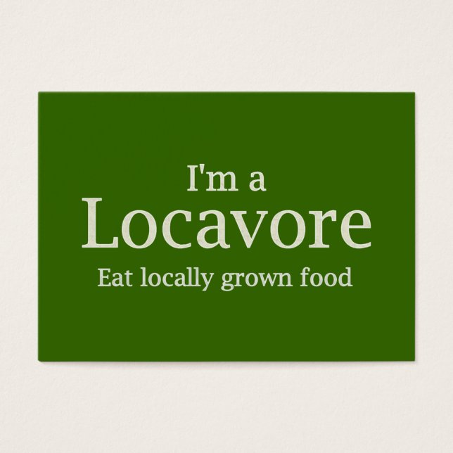 Locavore ~ ATC (Vorderseite)