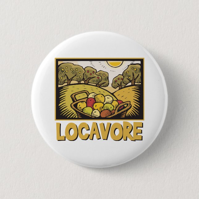 Locavore Slow Food Button (Vorderseite)